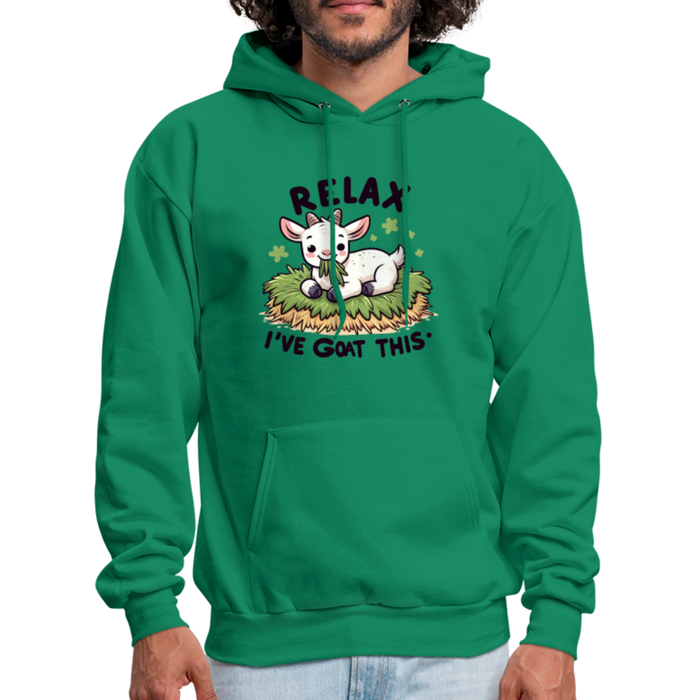 Relax I've Goat This Hoodie (Cute Goat) - kelly green