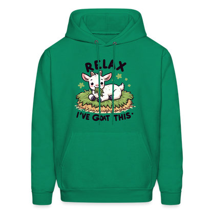 Relax I've Goat This Hoodie (Cute Goat) - kelly green