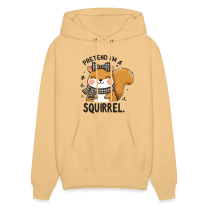 Pretend I'm a Squirrel Hoodie - light yellow