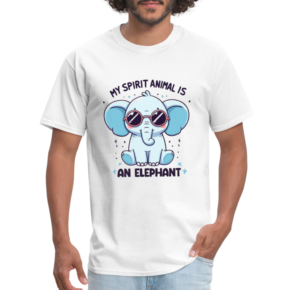 My Spirit Animal is an Elephant T-Shirt - white