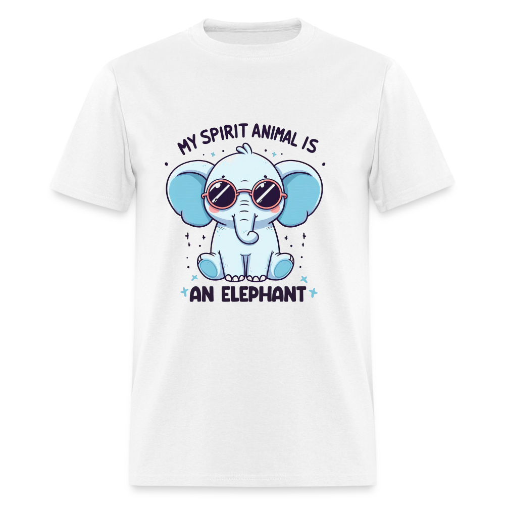 My Spirit Animal is an Elephant T-Shirt - white