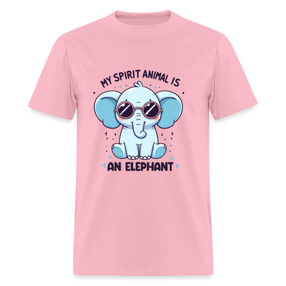 My Spirit Animal is an Elephant T-Shirt - pink