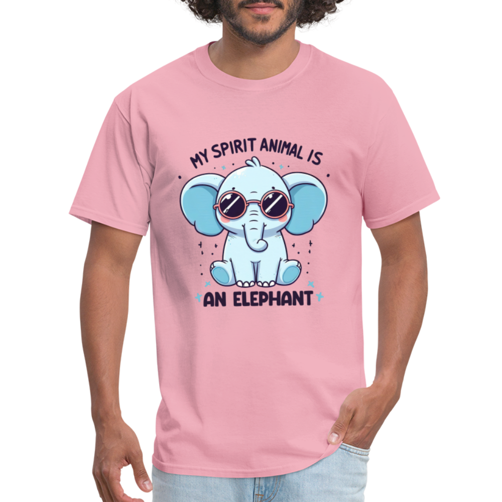 My Spirit Animal is an Elephant T-Shirt - pink