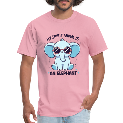 My Spirit Animal is an Elephant T-Shirt - pink