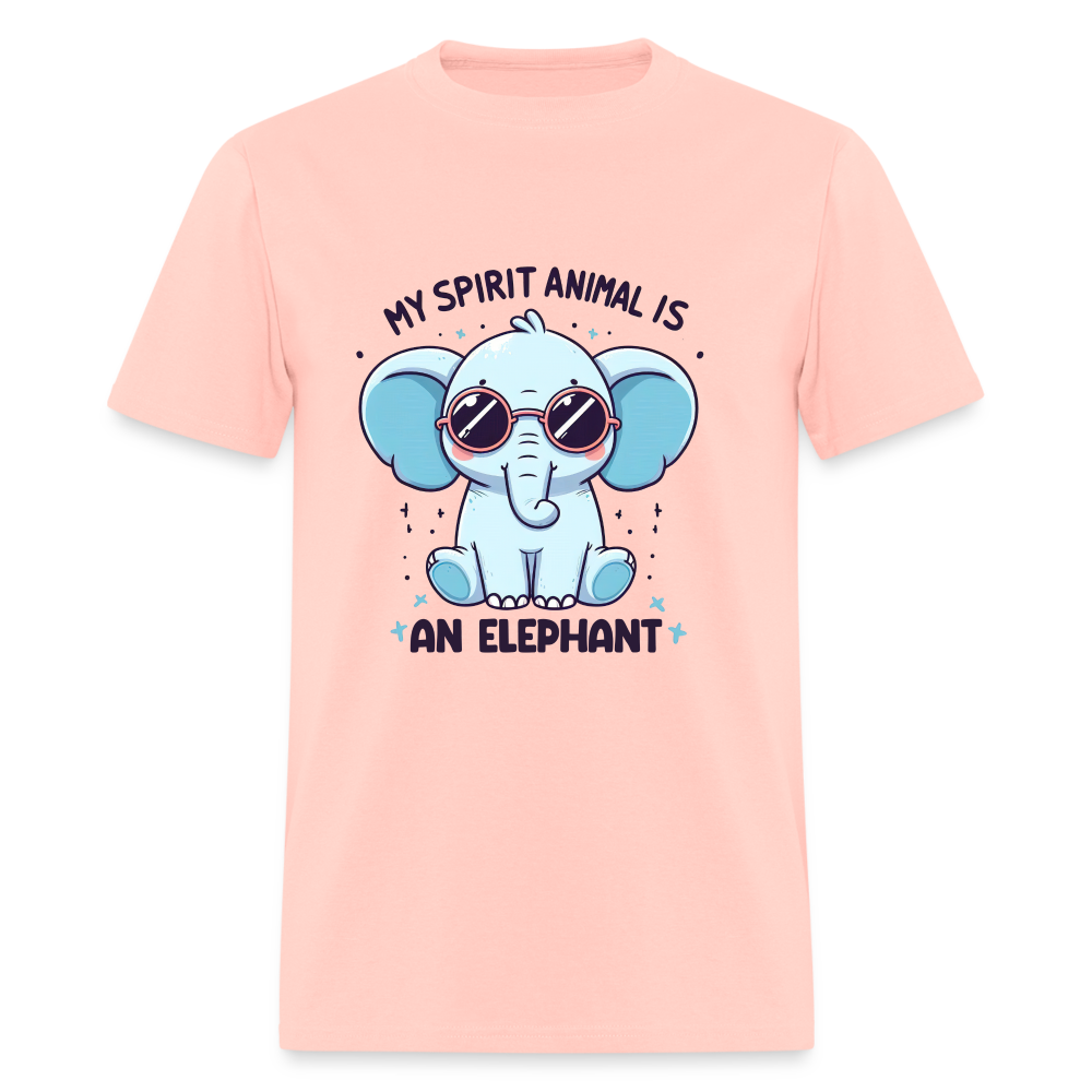 My Spirit Animal is an Elephant T-Shirt - blush pink 