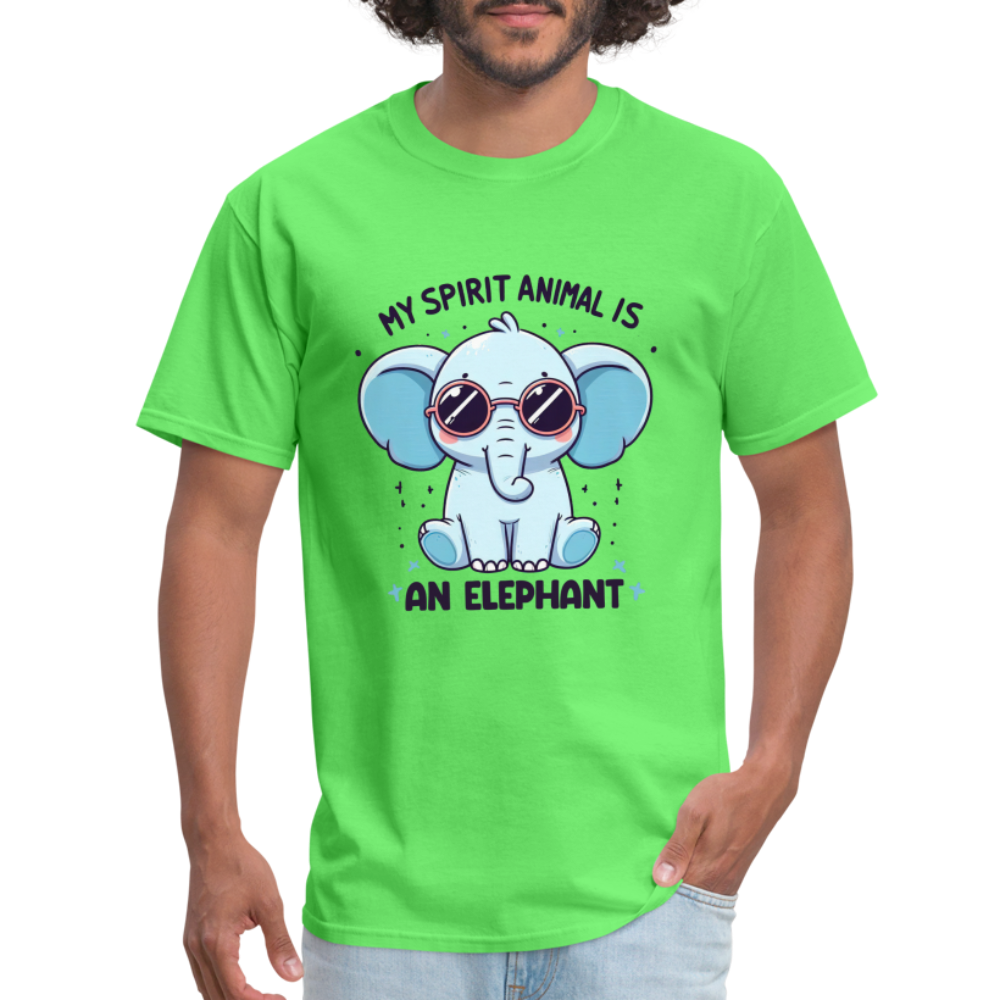 My Spirit Animal is an Elephant T-Shirt - kiwi