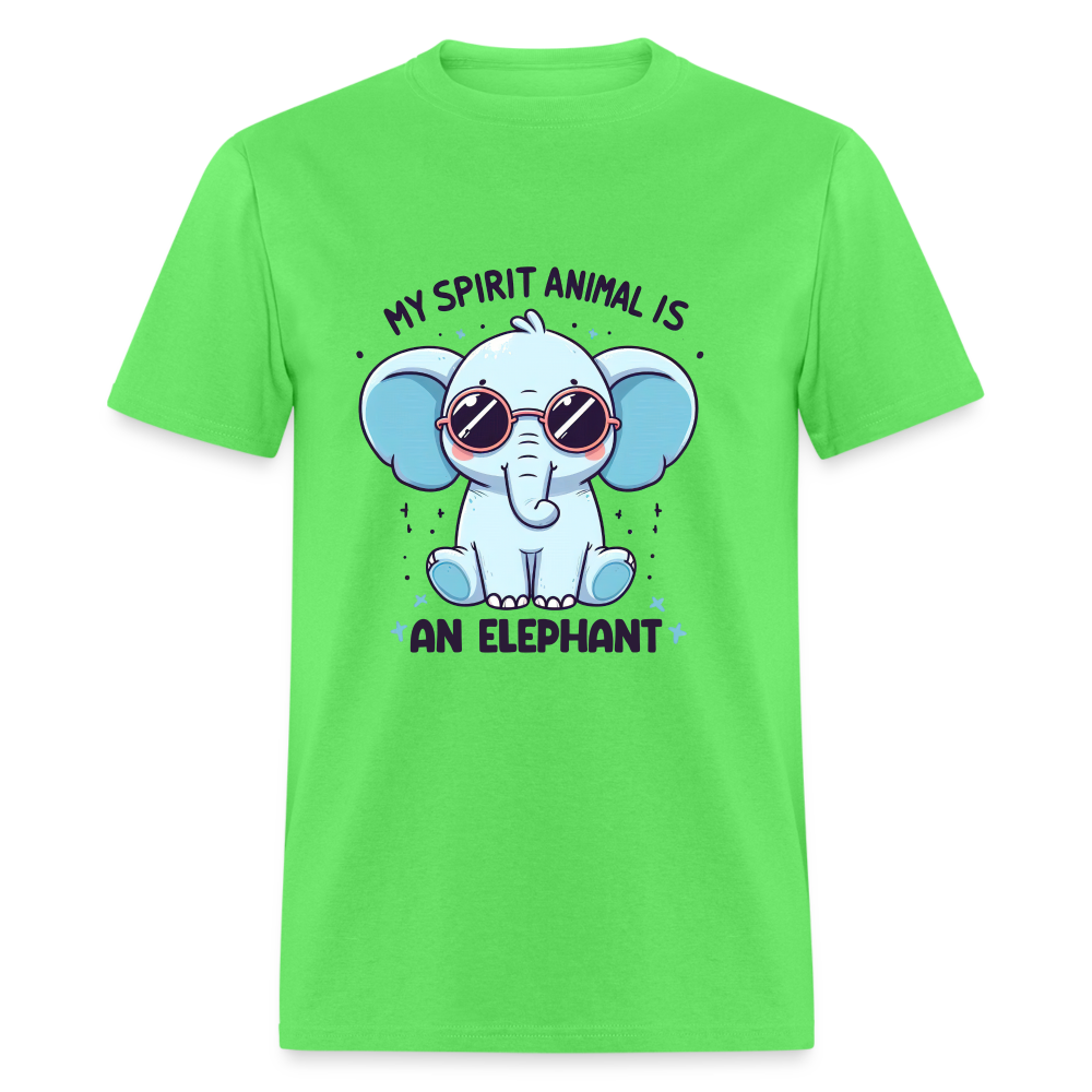 My Spirit Animal is an Elephant T-Shirt - kiwi