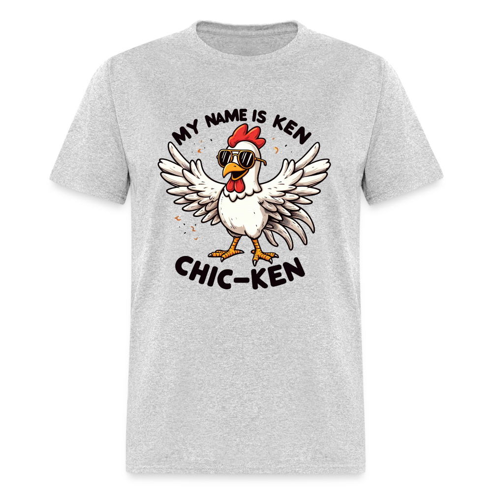 My Name is Ken (Chic - Ken) T-Shirt - heather gray