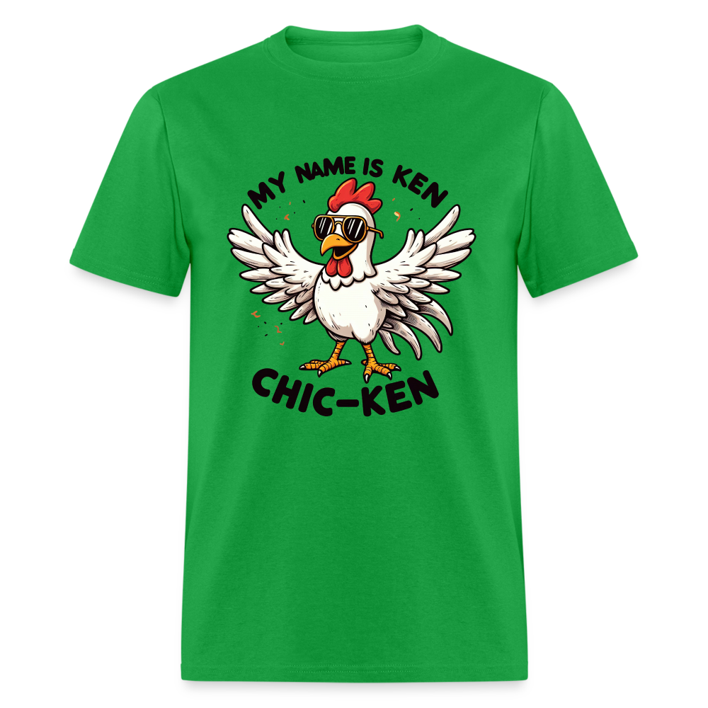 My Name is Ken (Chic - Ken) T-Shirt - bright green