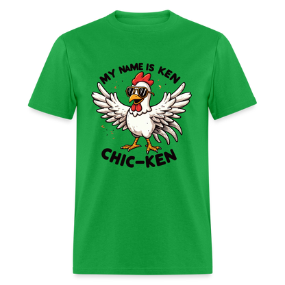 My Name is Ken (Chic - Ken) T-Shirt - bright green