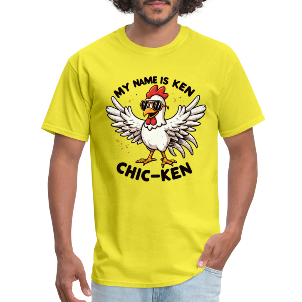 My Name is Ken (Chic - Ken) T-Shirt - yellow