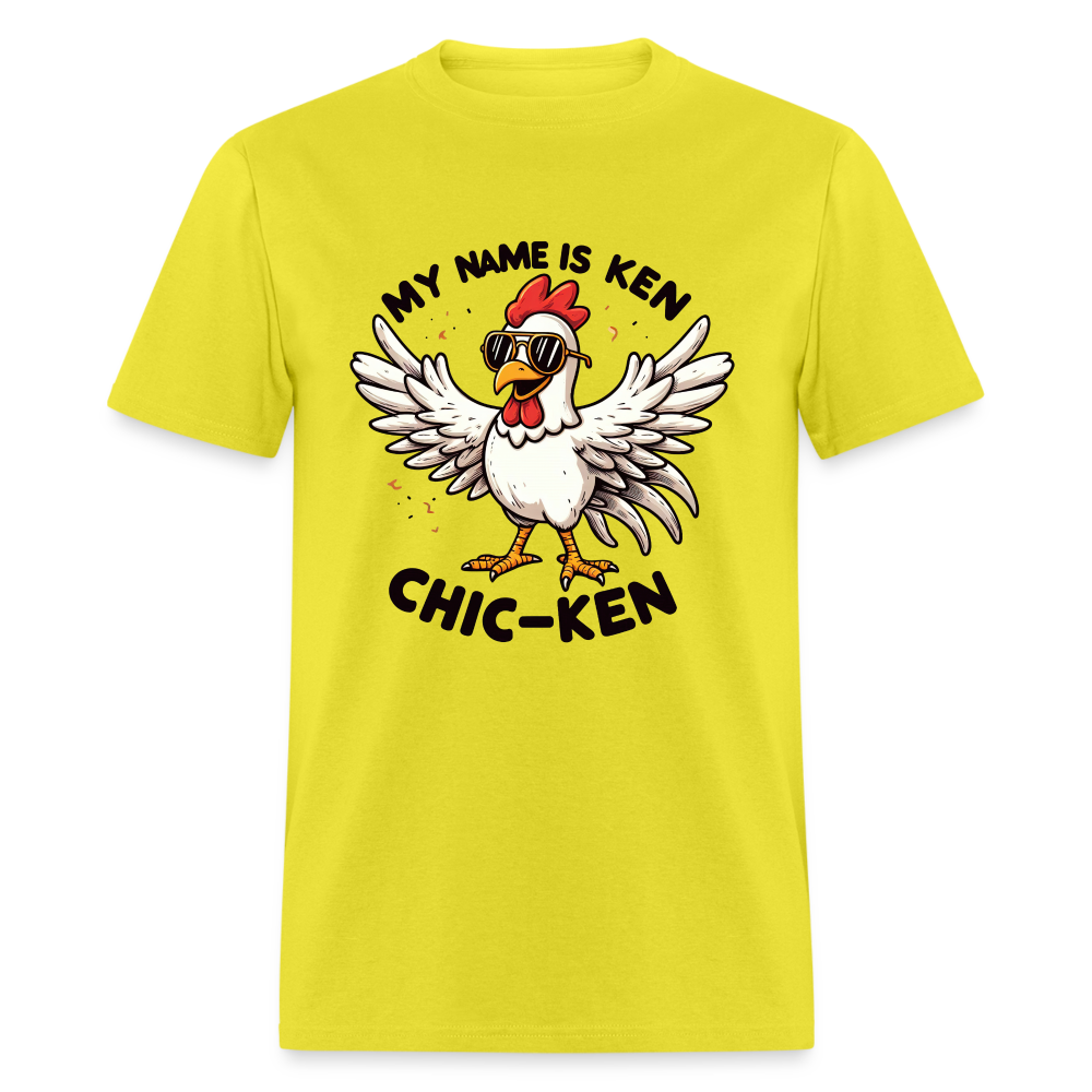 My Name is Ken (Chic - Ken) T-Shirt - yellow