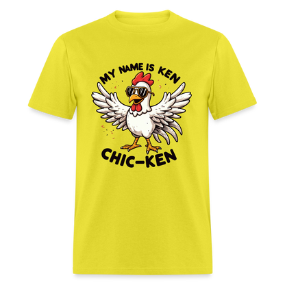 My Name is Ken (Chic - Ken) T-Shirt - yellow