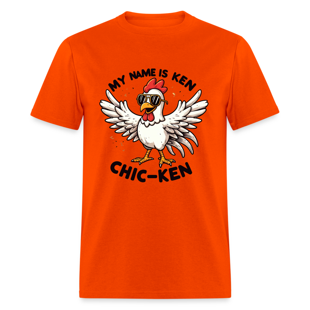 My Name is Ken (Chic - Ken) T-Shirt - orange