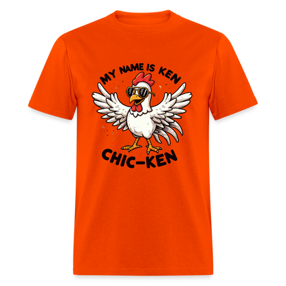 My Name is Ken (Chic - Ken) T-Shirt - orange