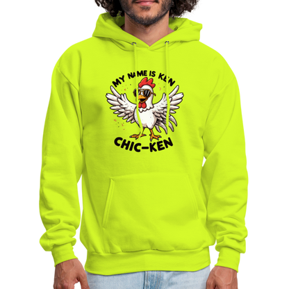 My Name is Ken (Chic - Ken) Hoodie - safety green