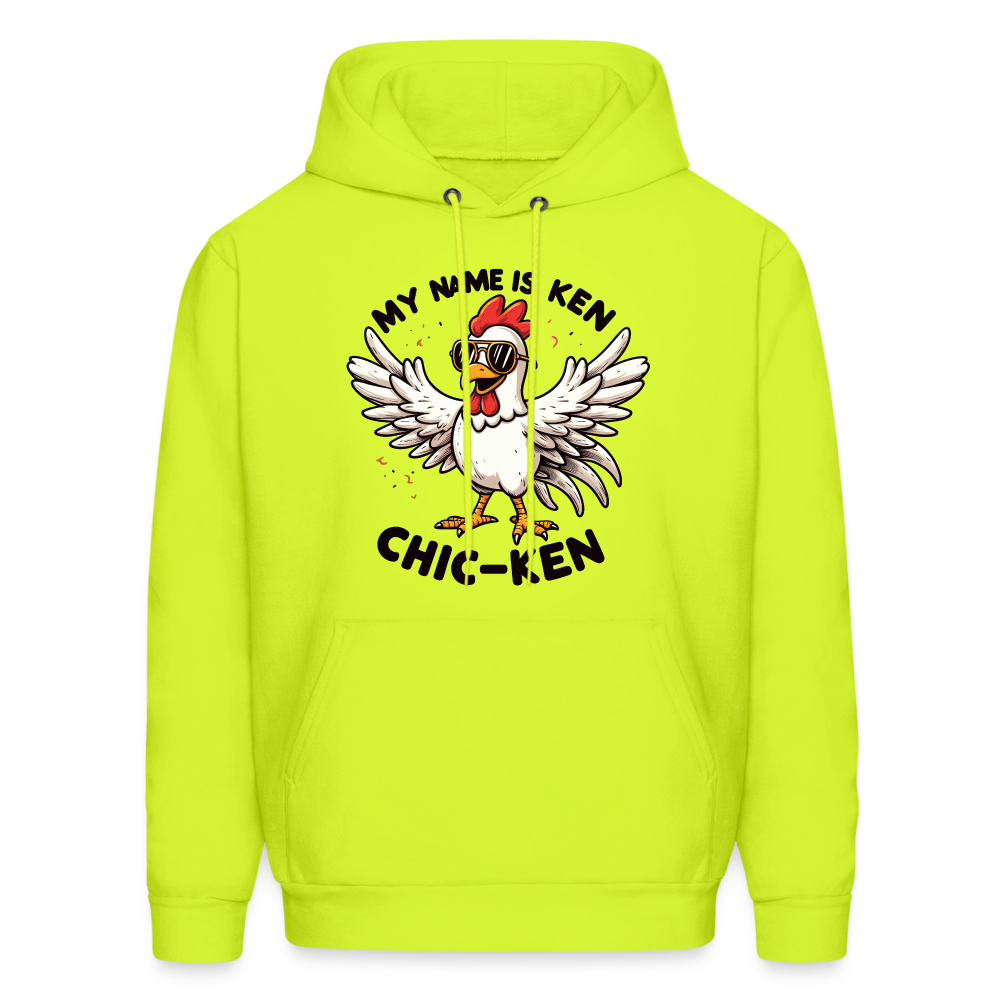 My Name is Ken (Chic - Ken) Hoodie - safety green