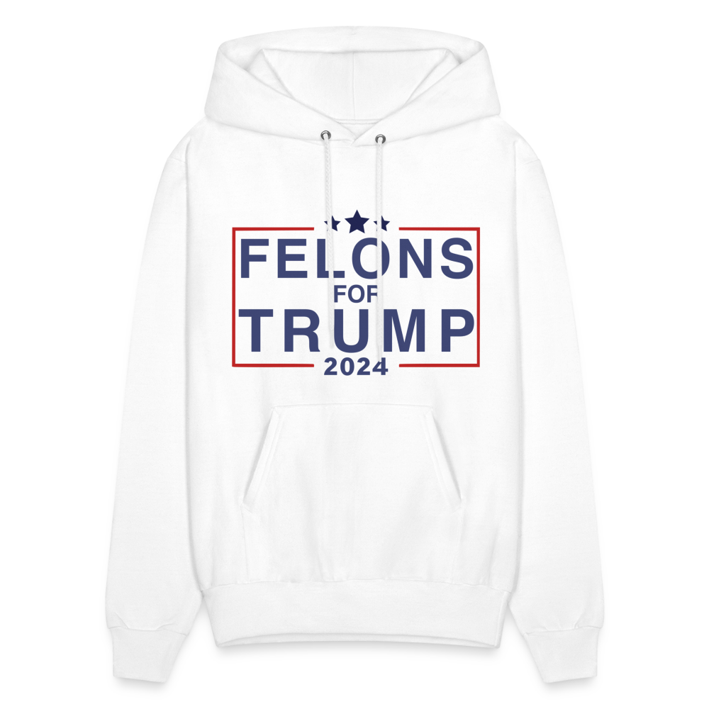 Felons for Trump 2024 Hoodie - white