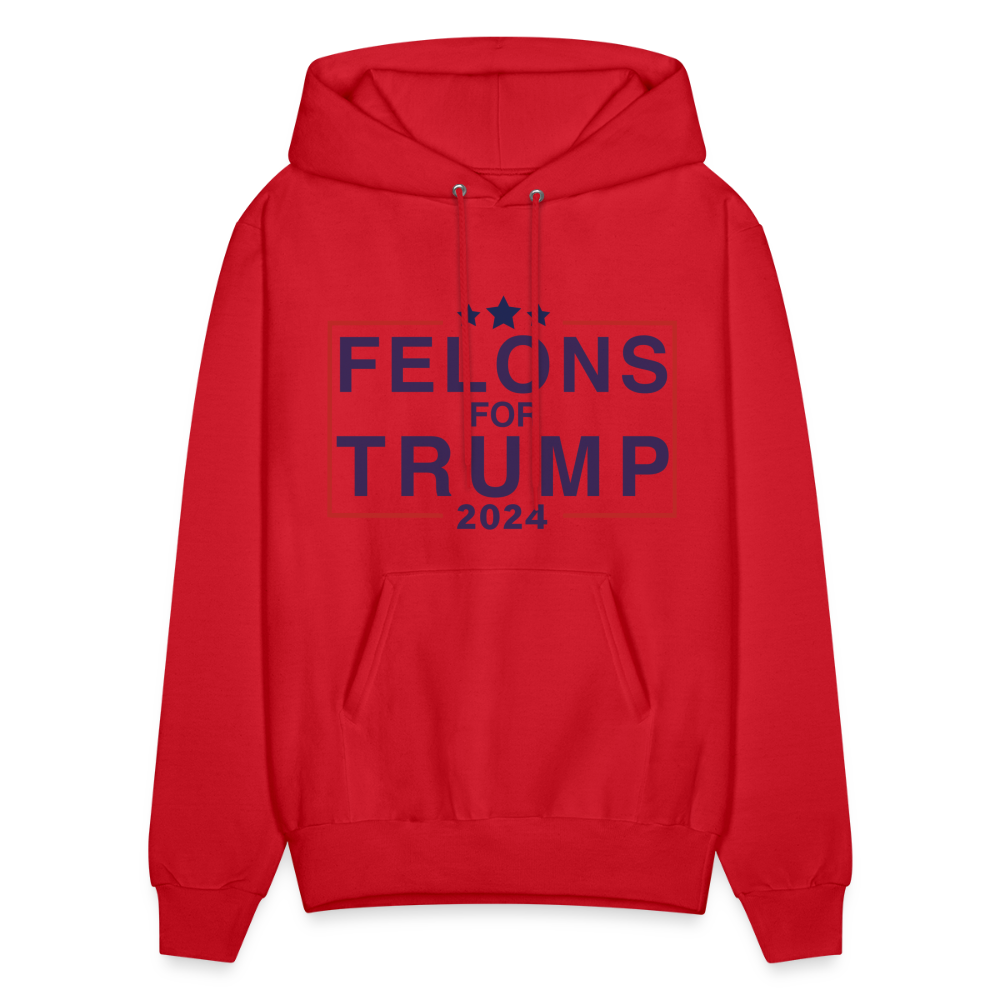 Felons for Trump 2024 Hoodie - red