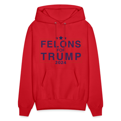 Felons for Trump 2024 Hoodie - red