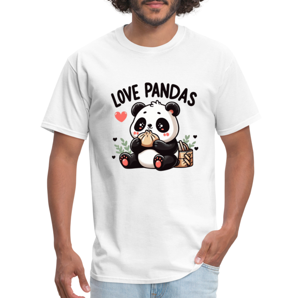 Love Pandas T-Shirt - white