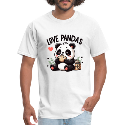 Love Pandas T-Shirt - white