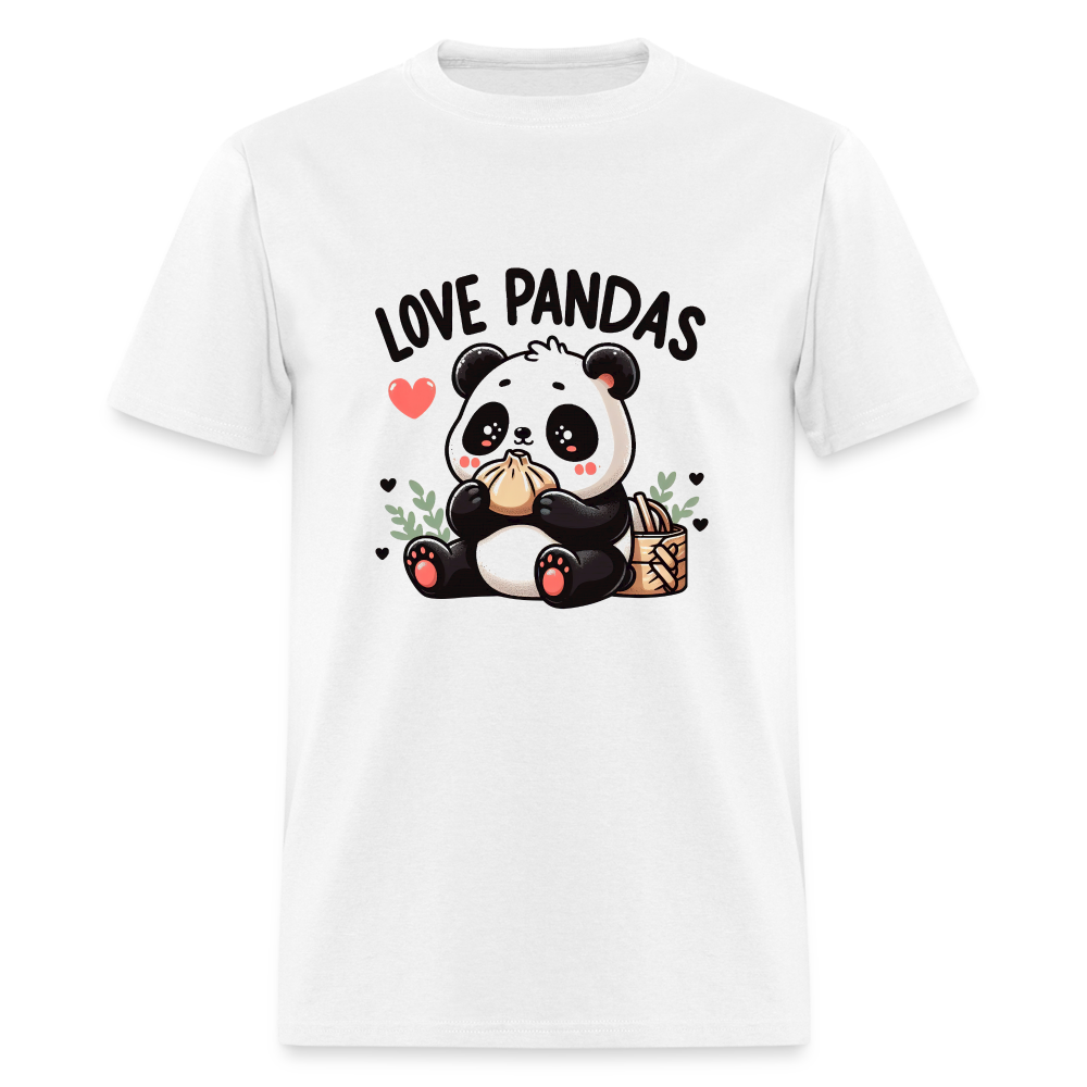 Love Pandas T-Shirt - white