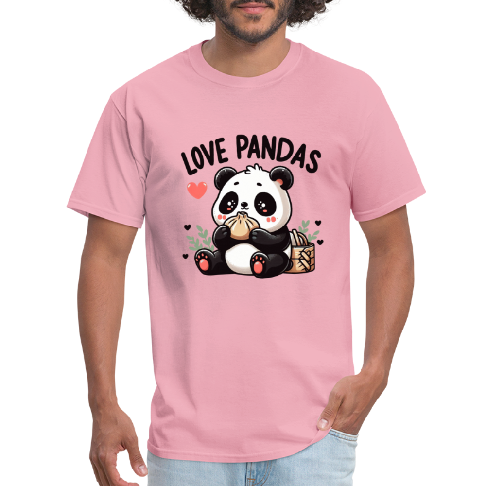 Love Pandas T-Shirt - pink