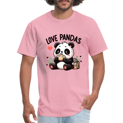 Love Pandas T-Shirt - pink