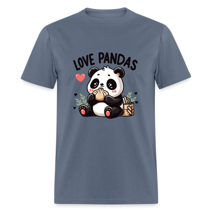 Love Pandas T-Shirt - denim