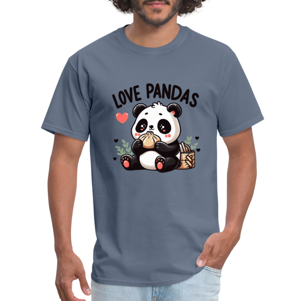 Love Pandas T-Shirt - denim