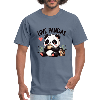 Love Pandas T-Shirt - denim