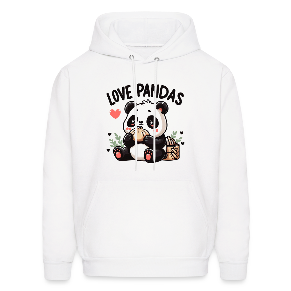 Love Pandas Hoodie - white