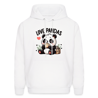 Love Pandas Hoodie - white