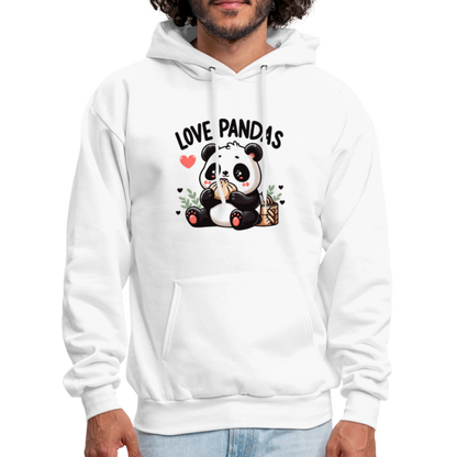 Love Pandas Hoodie - white