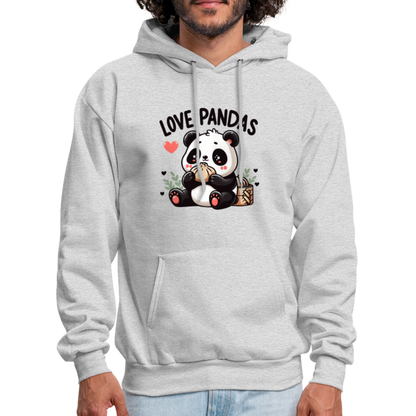 Love Pandas Hoodie - ash 