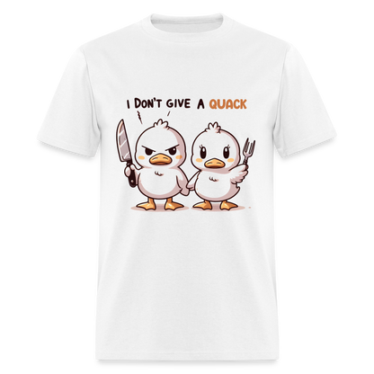 I Don't Give a Quack T-Shirt - white