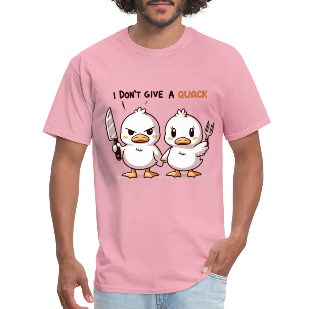 I Don't Give a Quack T-Shirt - pink