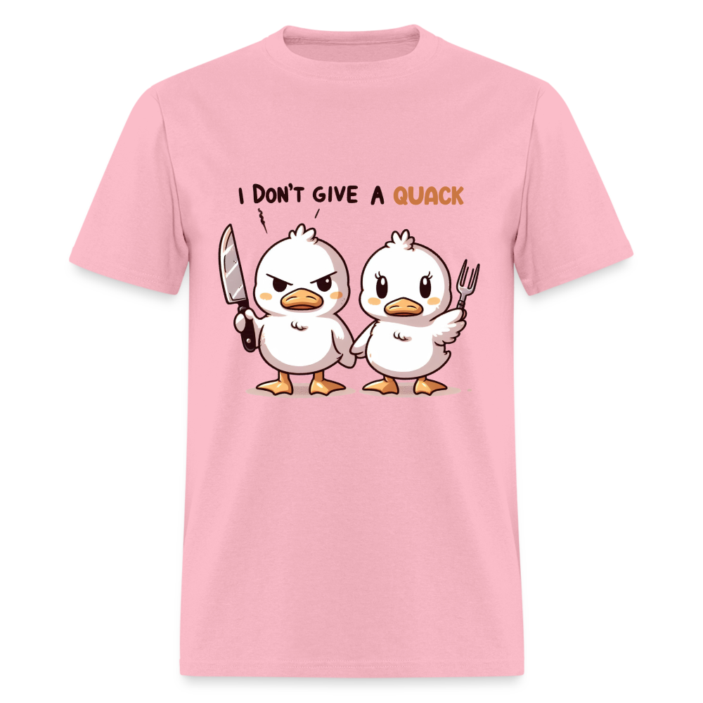 I Don't Give a Quack T-Shirt - pink