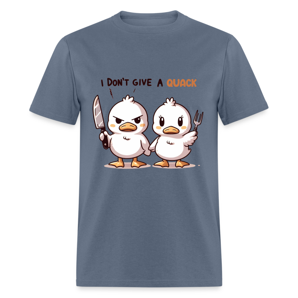 I Don't Give a Quack T-Shirt - denim