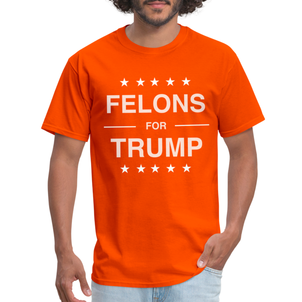 Felons for Trump T-Shirt - orange