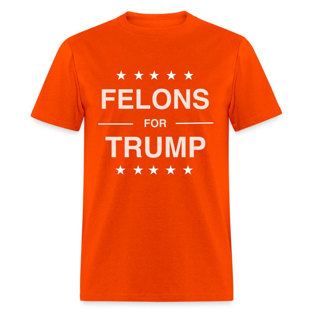 Felons for Trump T-Shirt - orange