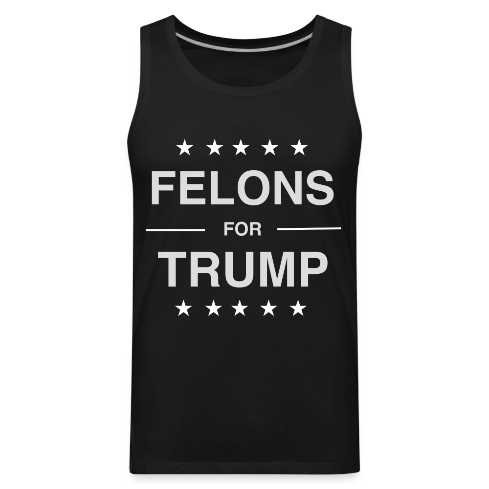 Felons for Trump Men’s Premium Tank Top - black