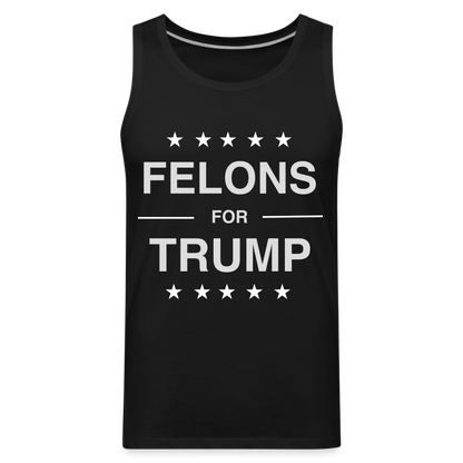 Felons for Trump Men’s Premium Tank Top - black