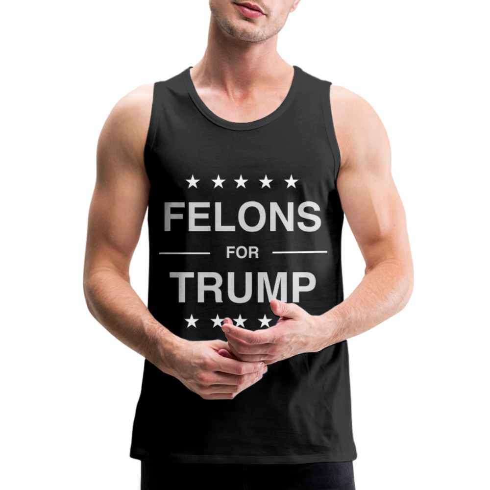 Felons for Trump Men’s Premium Tank Top - black