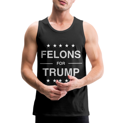 Felons for Trump Men’s Premium Tank Top - black