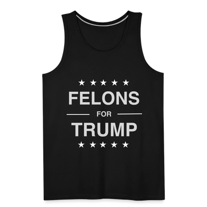 Felons for Trump Men’s Premium Tank Top - black