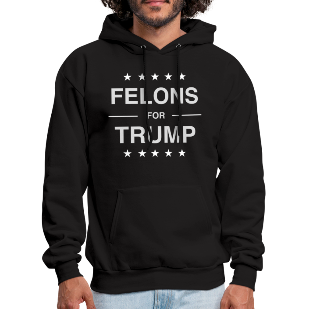 Felons for Trump Hoodie - black