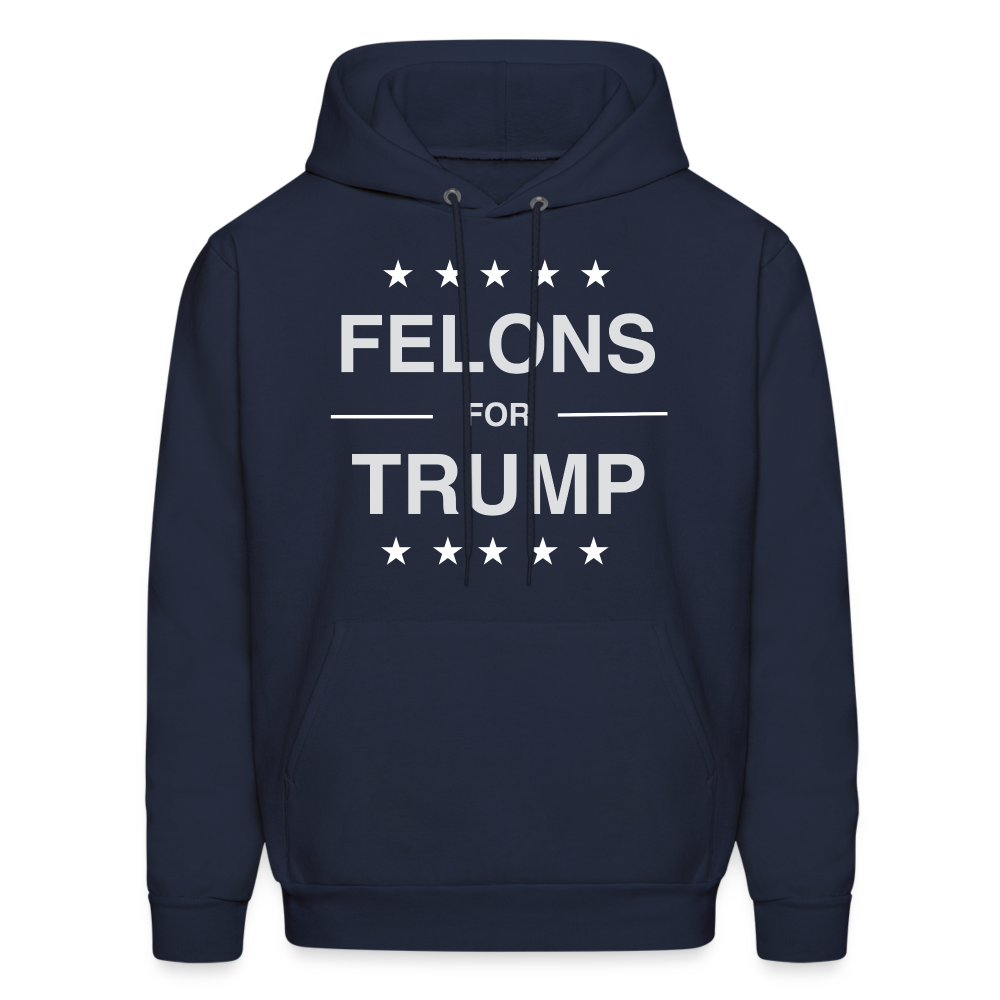 Felons for Trump Hoodie - navy