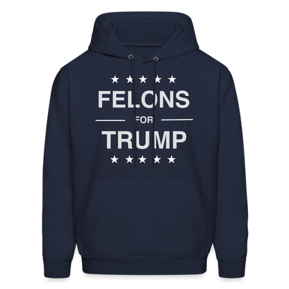 Felons for Trump Hoodie - navy